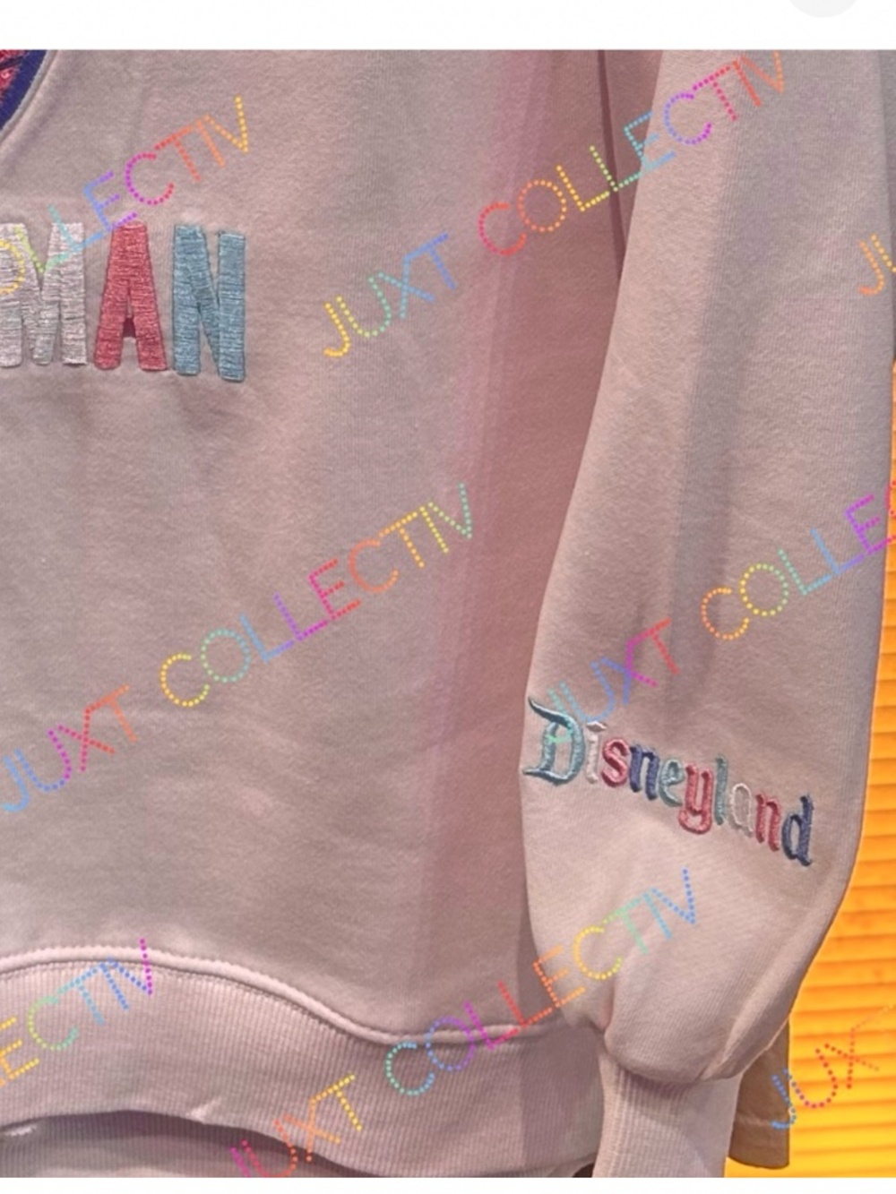 Pink Spider-Man sweatshirt
